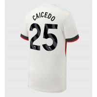 Chelsea Moises Caicedo #25 Vonkajší futbalový dres 2025-26 Krátky Rukáv